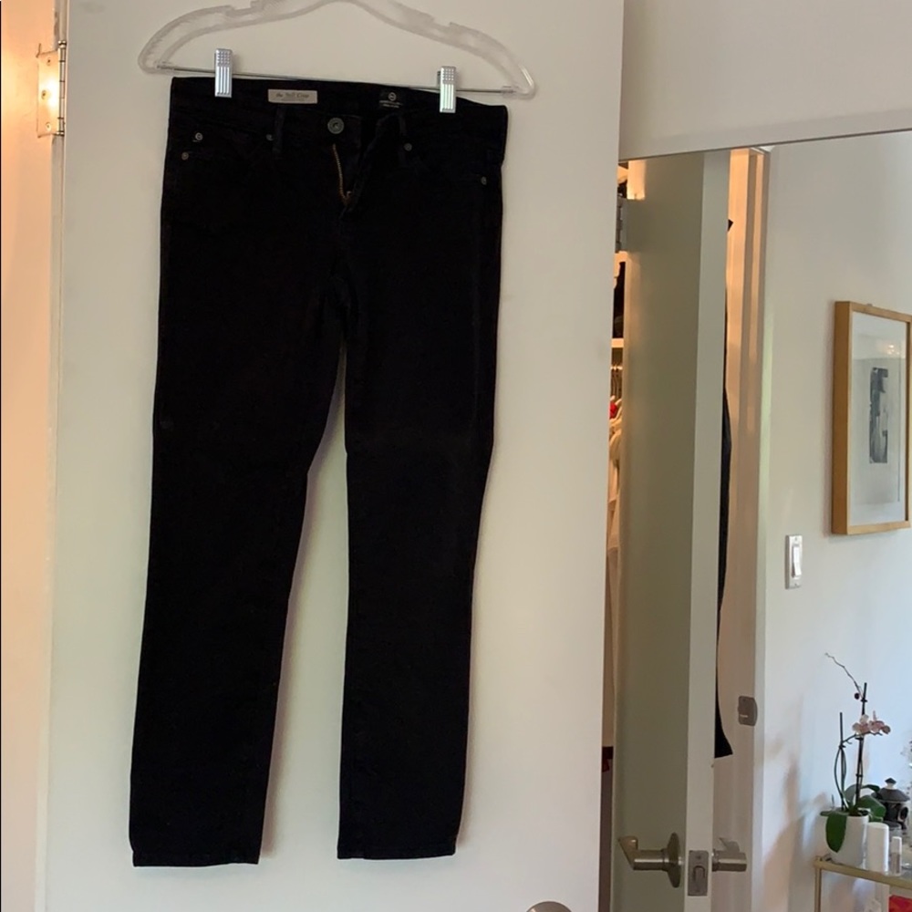 Black AG skinny jeans